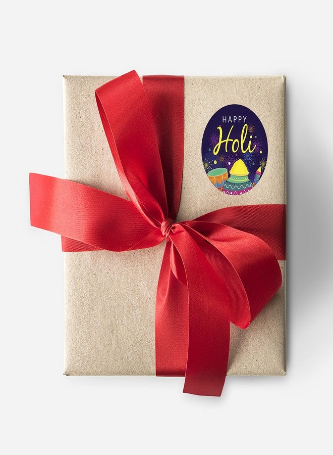 Goelite Happy Holi Stickers for Gifts Packaging and Journal, Decorations Set of 95 Stickers Self-Adhesive and High Glossy Stickers (Design 2) - Image 5